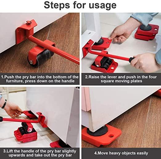 Furniture Lifter Mover Tool Set Heavy Duty.